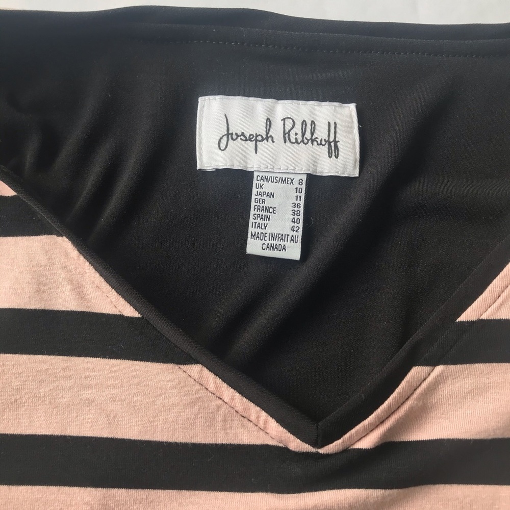 Joseph Ribkoff - Striped Top - 8 - Picture 4 of 4